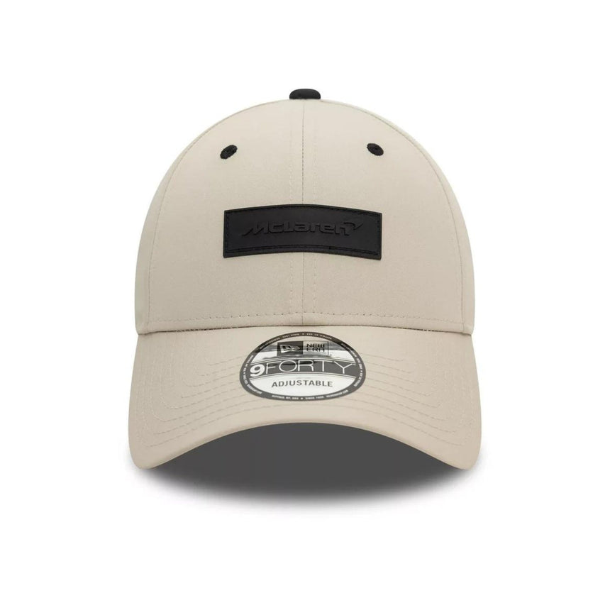 Gorra McLaren, New Era, logotipo de goma, gris