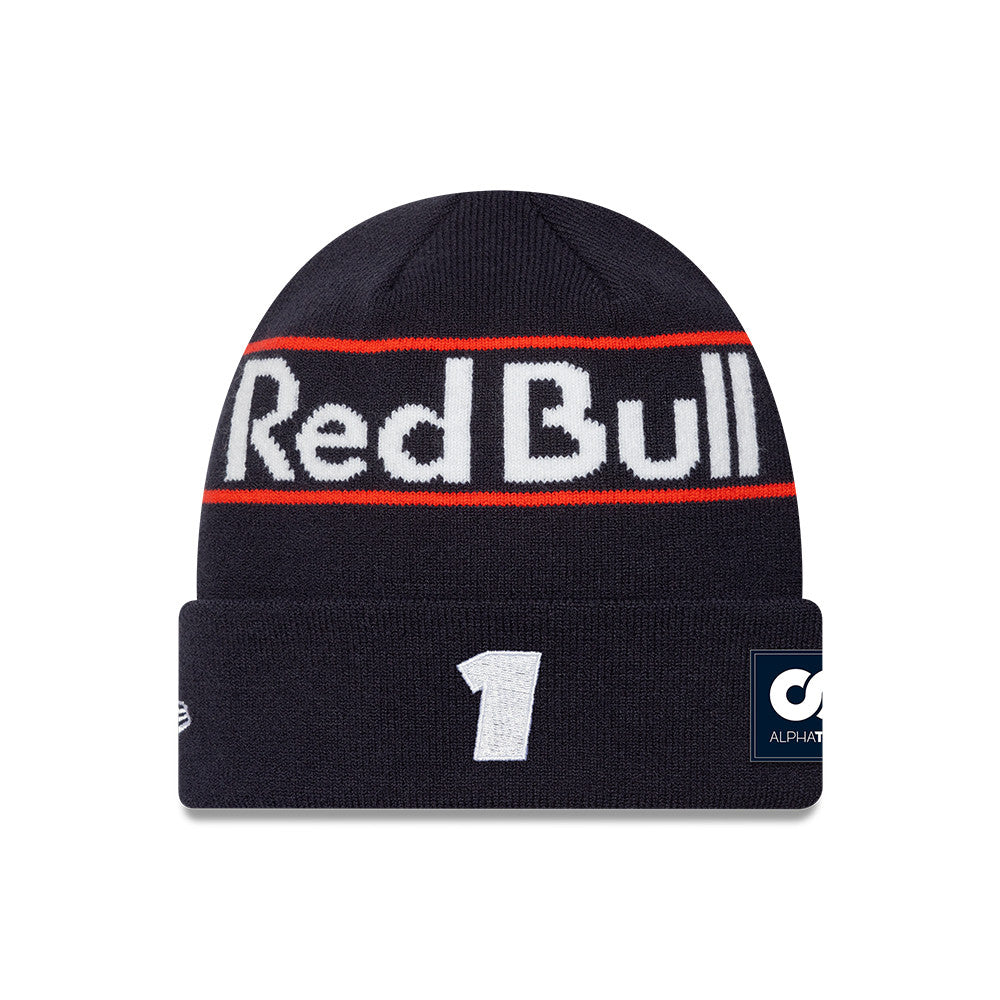 Gorro de punto Red Bull Racing, Max Verstappen, New Era, azul 🔥