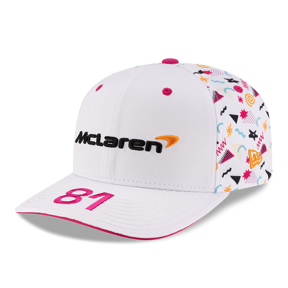 Gorra de béisbol McLaren, Japón, Oscar Piastri, New Era, 9SEVENTY SS, blanca 🔥
