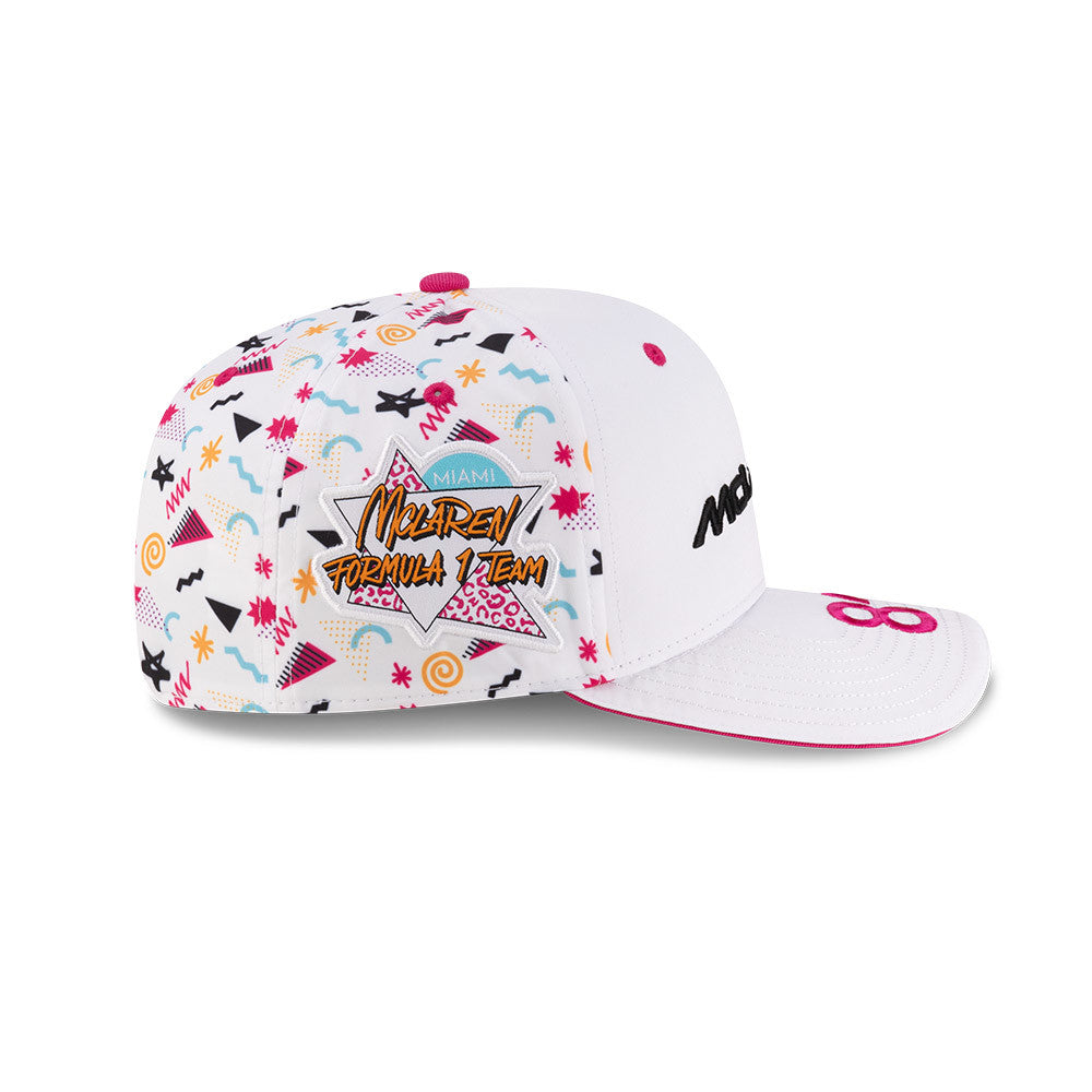 Gorra de béisbol McLaren, Japón, Oscar Piastri, New Era, 9SEVENTY SS, blanca 🔥