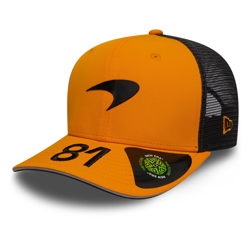 Gorra de béisbol McLaren, Oscar Piastri, New Era, 9SEVENTY SS, naranja 🔥