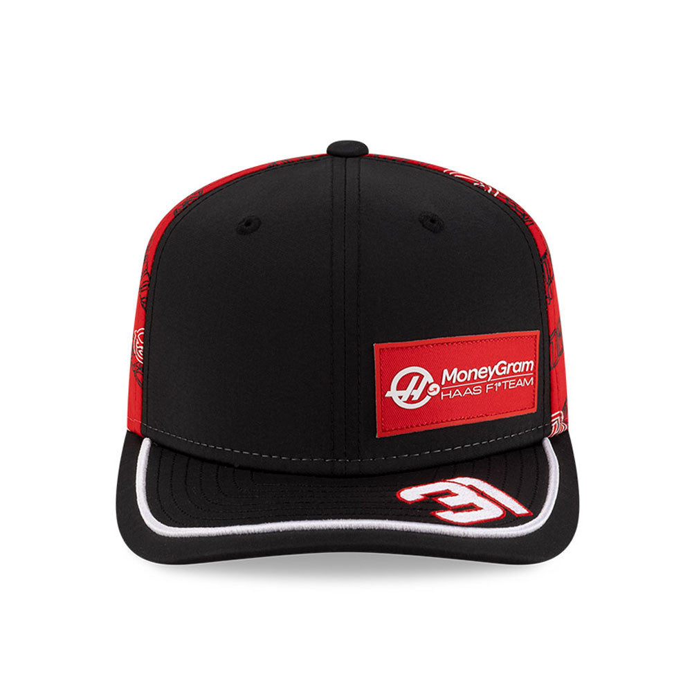 Haas F1 Baseballkappe, Japan SE, Esteban Ocon, New Era, 9SEVENTY, schwarz 🔥