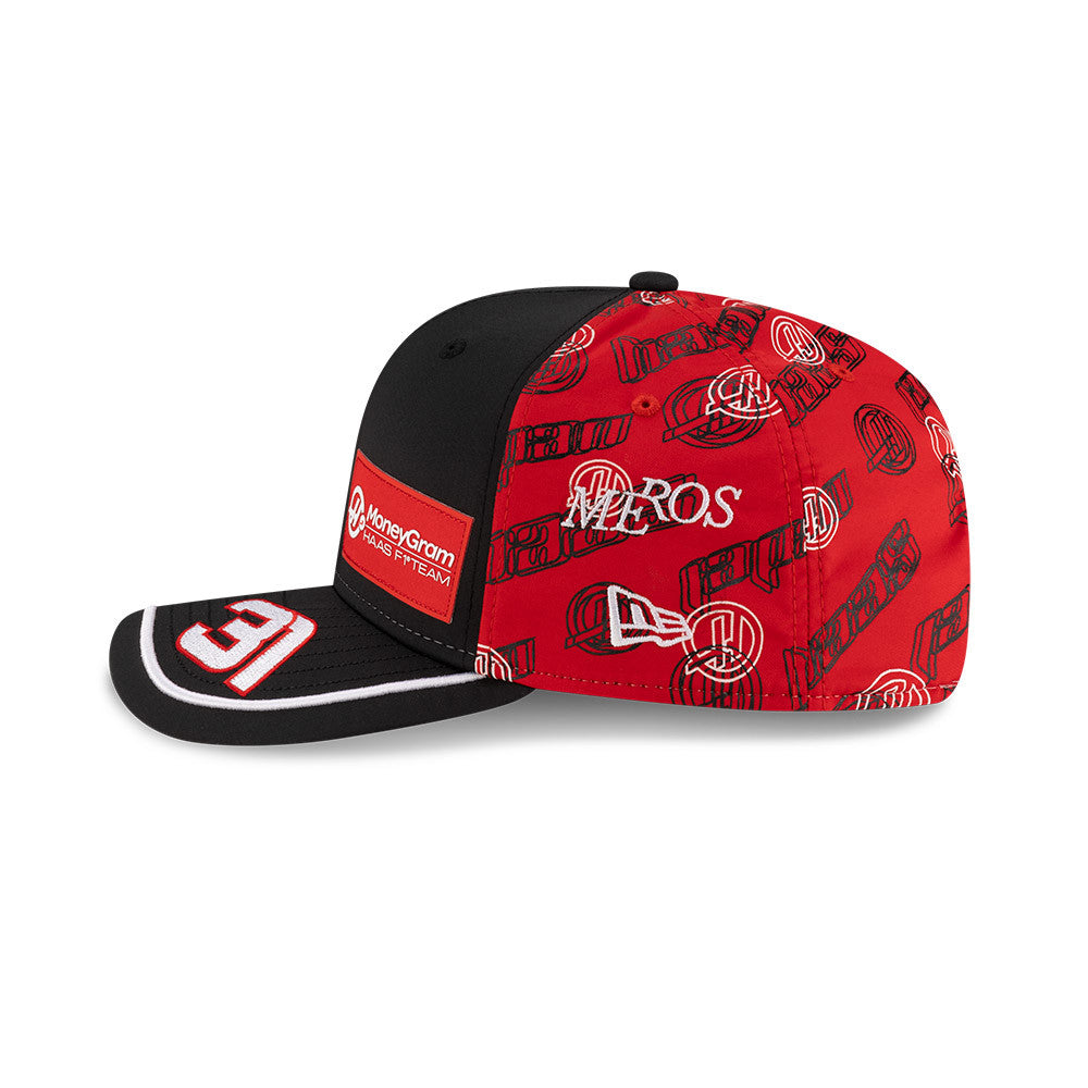 Haas F1 Baseballkappe, Japan SE, Esteban Ocon, New Era, 9SEVENTY, schwarz 🔥