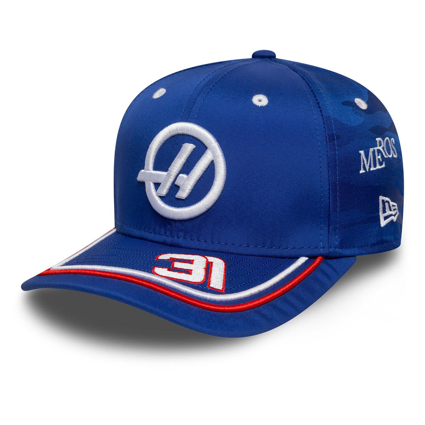 Haas F1 Baseballkappe, Silverstone, Esteban Ocon, New Era, 9SEVENTY SS, Mehrfarbig 🔥
