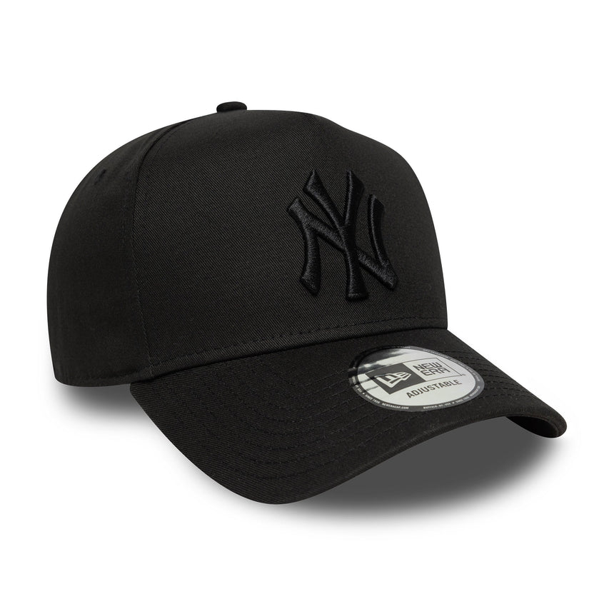 New York Yankees Kappe, New Era, essentiell, vollschwarz