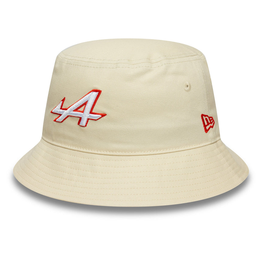 Alpine Bucket Hat, saisonal, konisch, New Era, 9FORTY, creme