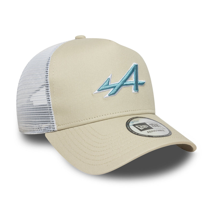 Alpenkappe, Trucker, saisonal, New Era, 9FORTY, Creme