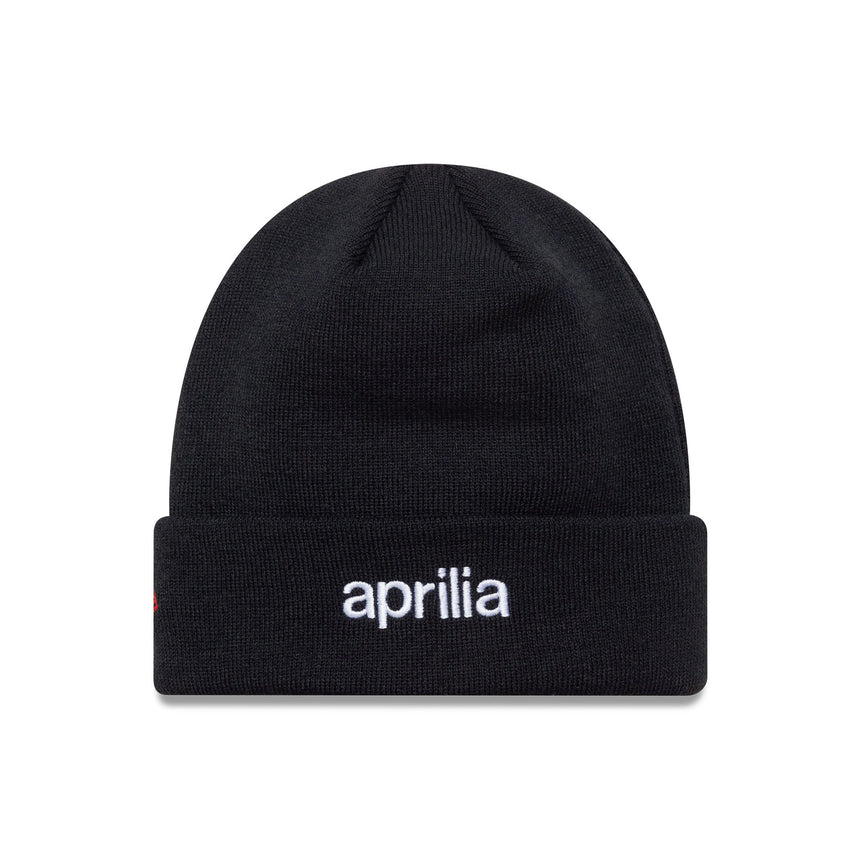 Aprilia Beanie, Bündchenstrick, New Era, schwarz