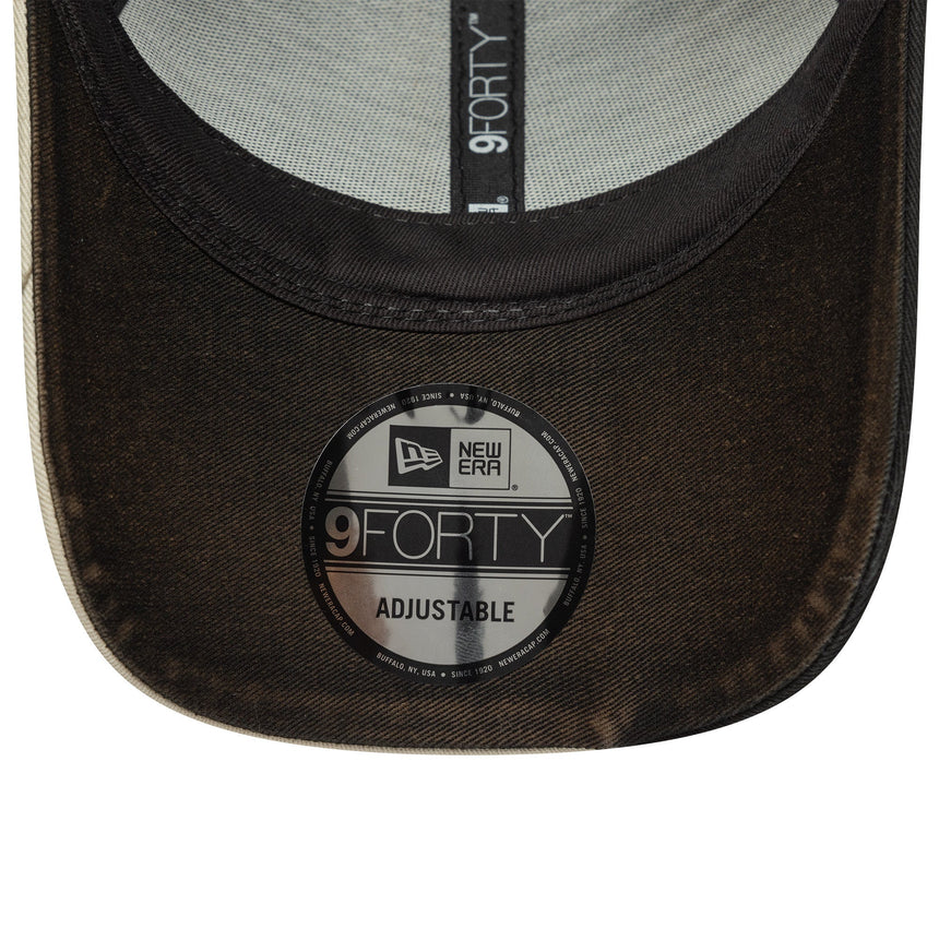 Vespa cap, abgenutzt, New Era, 9FORTY, braun