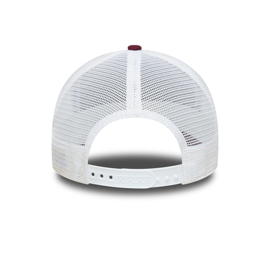 Visa RB Kappe, Trucker-Kappe, saisonal, New Era, 9FORTY, burgundrot