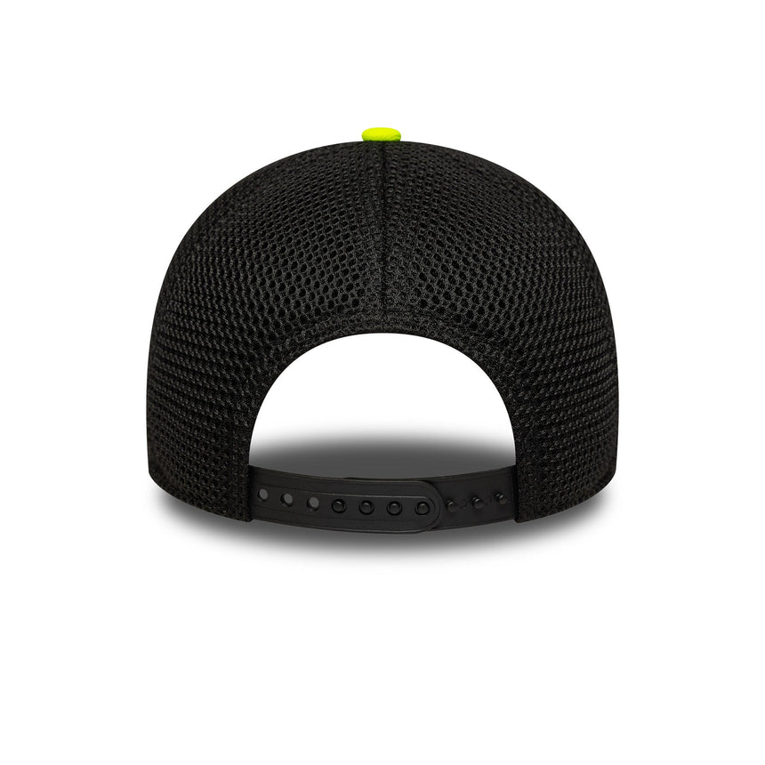 Valentio Rossi #46 Kappe, Trucker, VR46, New Era, 9FORTY, schwarz