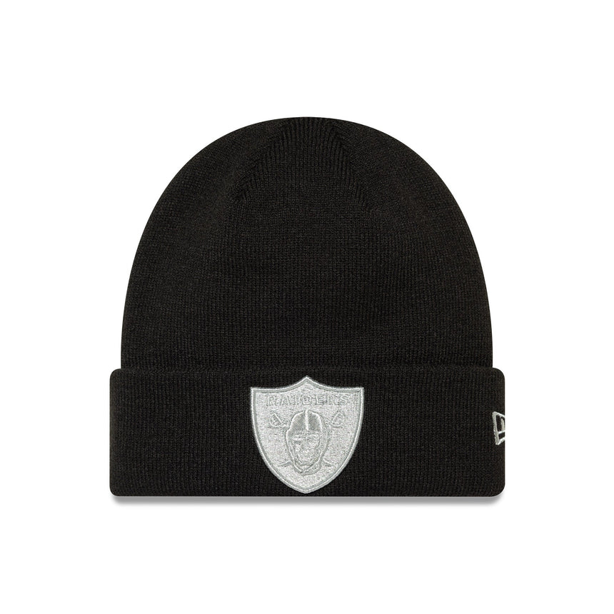 Las Vegas Raiders beanie, schlicht, New Era, schwarz