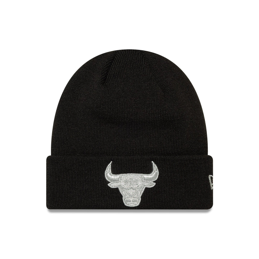 Chicago Bulls Beanie, Craft, metallisch, New Era, schwarz