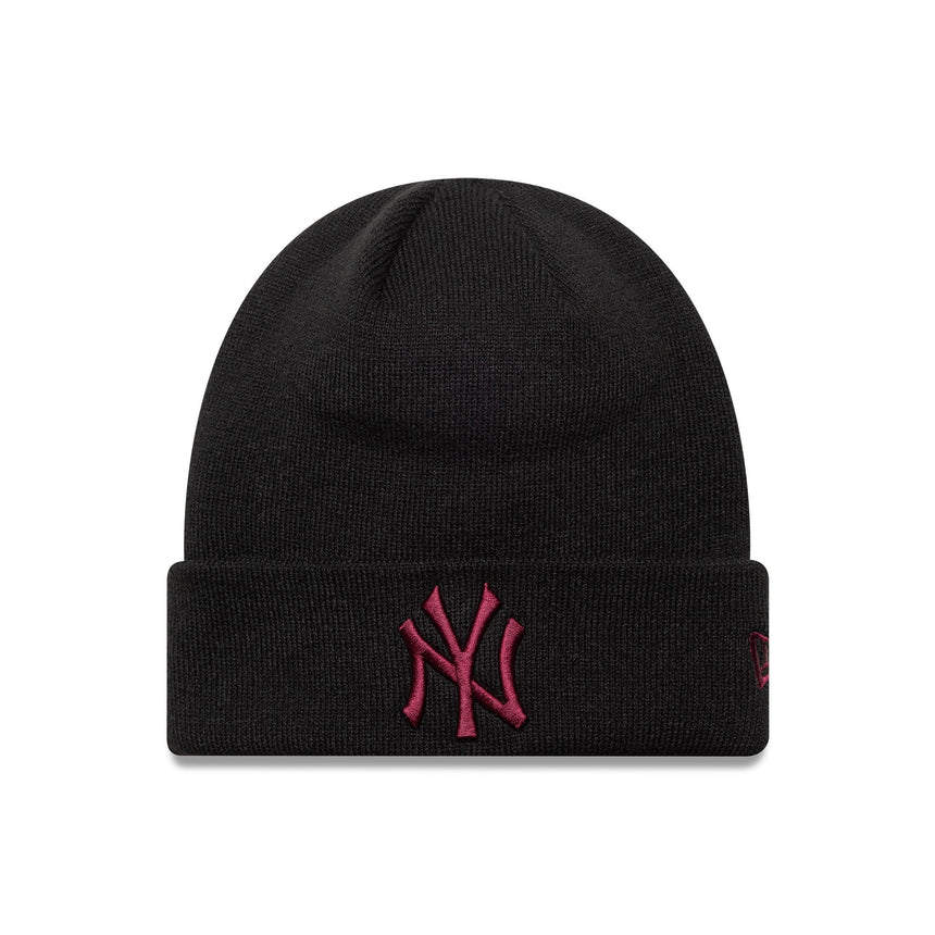 New York Yankees Beanie, Liga Essential, New Era, Schwarz