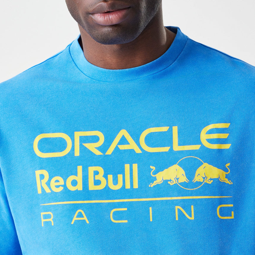 Red Bull Racing T-Shirt, oversized, New Era, blau