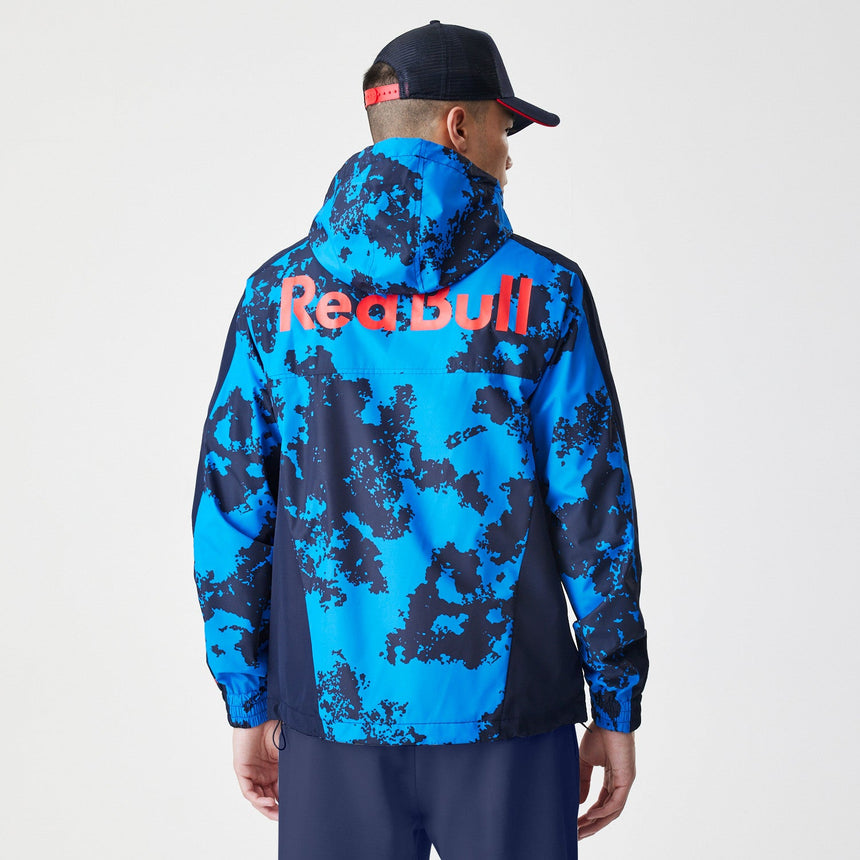 Red Bull Racing Jacke, Windrunner, New Era, Camouflage, blau