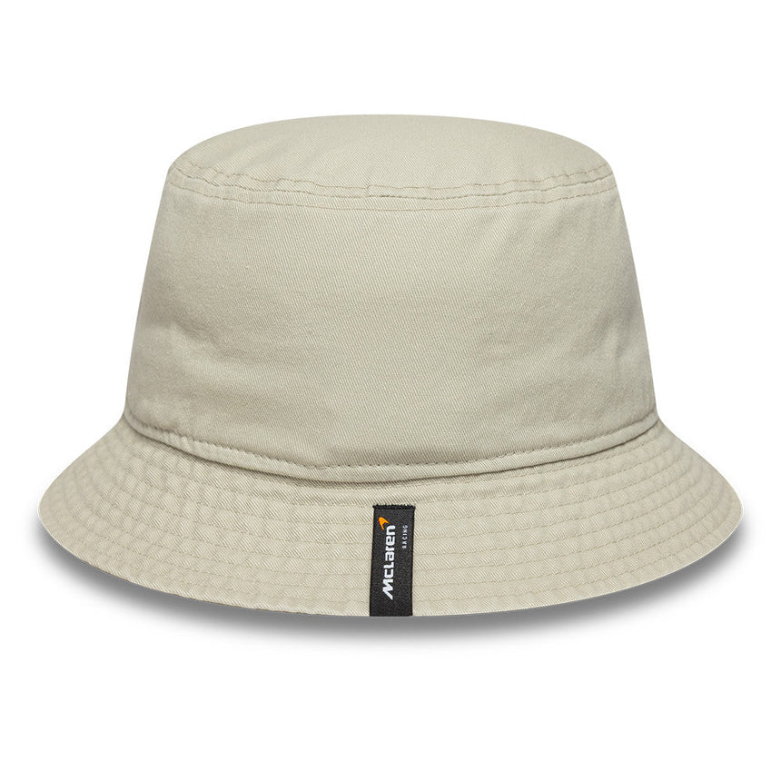 McLaren x Reiss Bucket Hat, schmal zulaufend, New Era, weiß