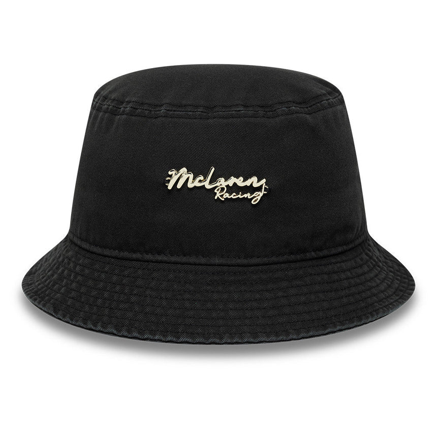 McLaren x Reiss Bucket Hat, konisch zulaufend, New Era, schwarz