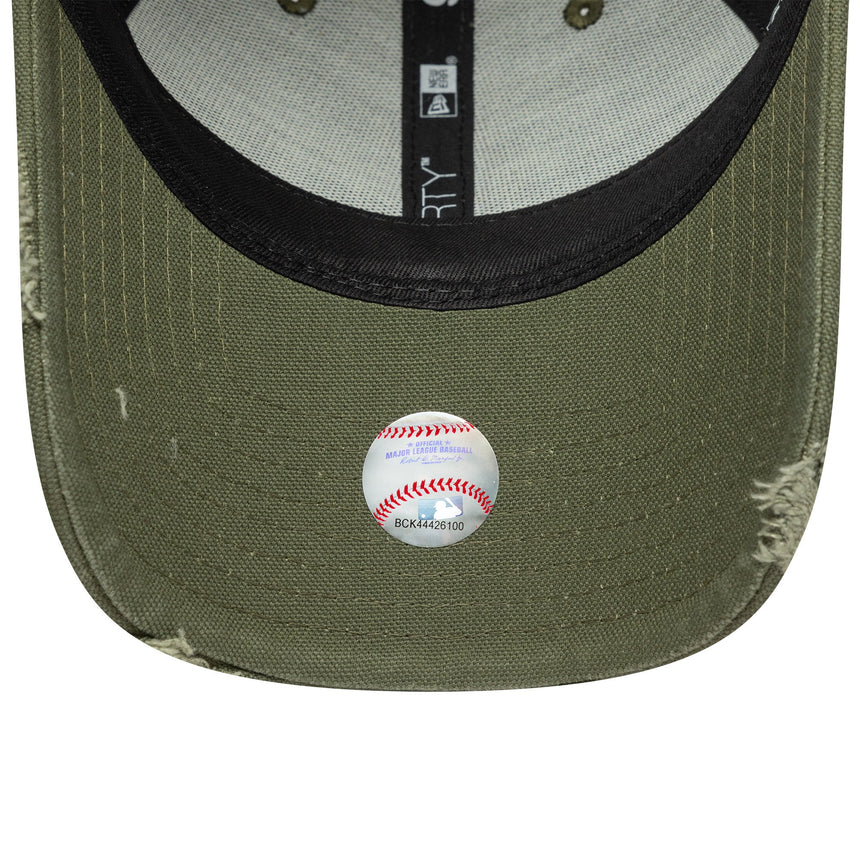New York Yankees Cap, abgenutztes Abzeichen, New Era, 9FORTY, braun