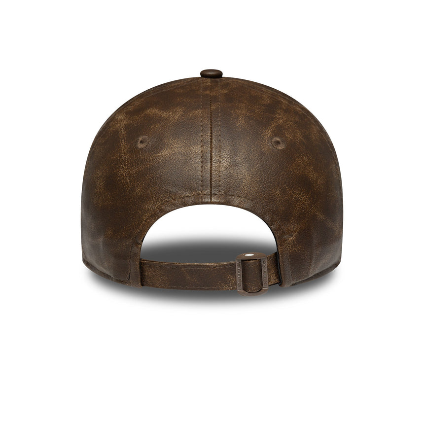 New York Yankees Kappe, PU-Leder, New York Yankees, 9TWENTY, braun, braun