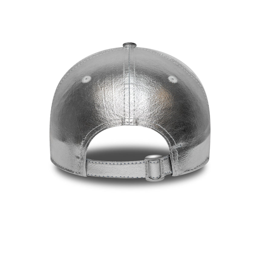 New York Yankees Kappe, metallisch, New Era, 9FORTY, Frauen, silber