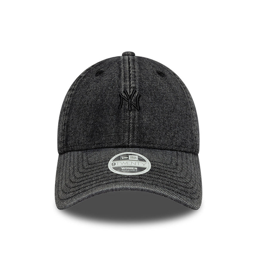 New York Yankees Kappe, Denim, 9TWENTY, schwarz