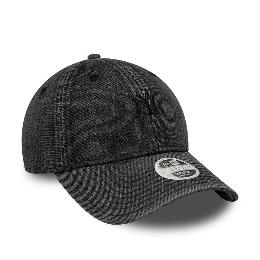New York Yankees Kappe, Denim, 9TWENTY, schwarz