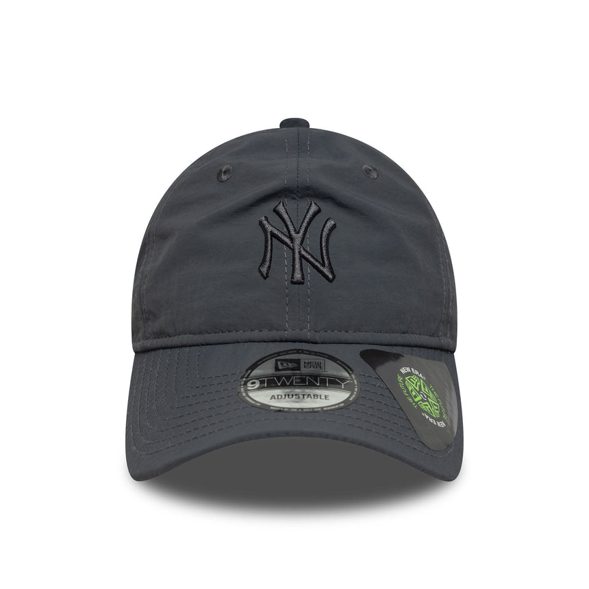 New York Yankees Cap, recyceltes Ton-in-Ton 9TWENTY, New Era, 9FORTY, Tarnung, Grau