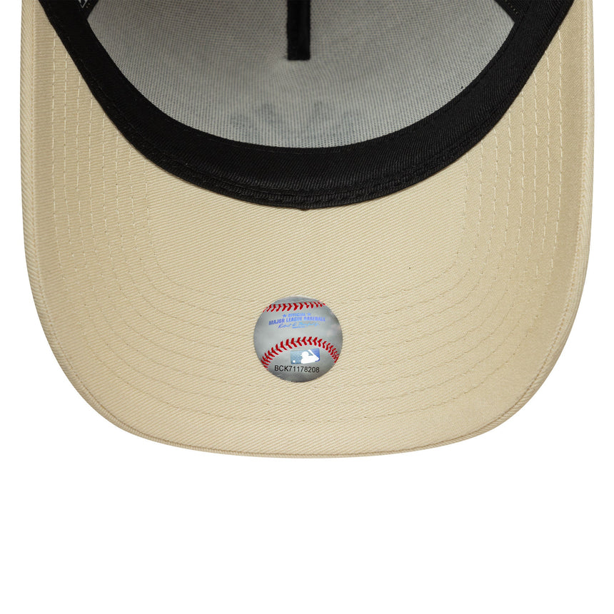 New York Yankees Kappe, beige SIDE PATCH, A-frame, New Era, 9FORTY, beige