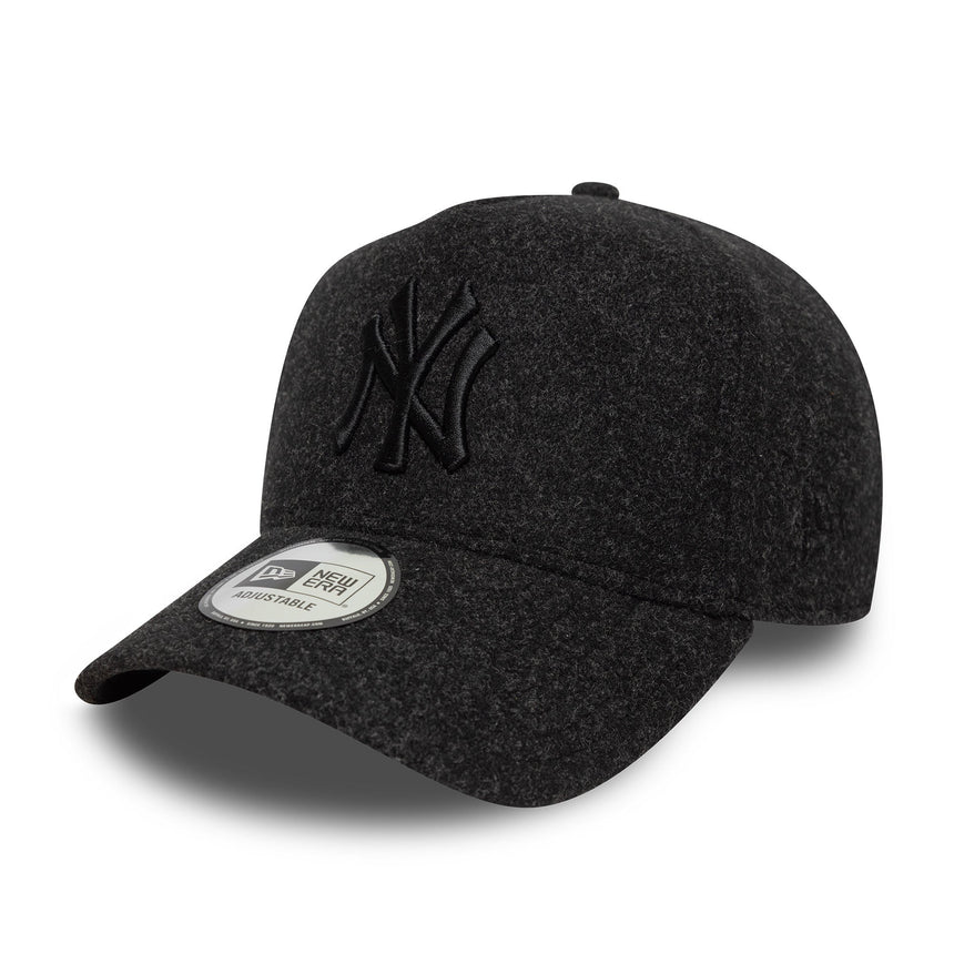 New York Yankees Cap, Melton A-Frame, New Era, 9FORTY, schwarz