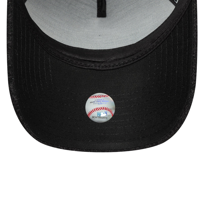 New York Yankees Cap, Melton A-Frame, New Era, 9FORTY, schwarz