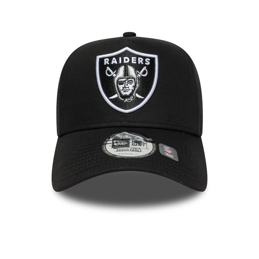 Las Vegas Raiders, Seiten-Patch, New Era, A-Frame, schwarz