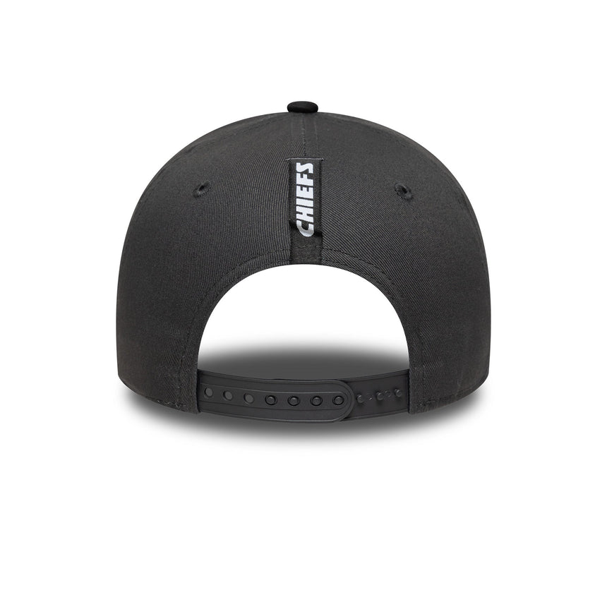 Kansas City Chiefs Cap, makelloser Pin, New Era, 9FORTY, grau