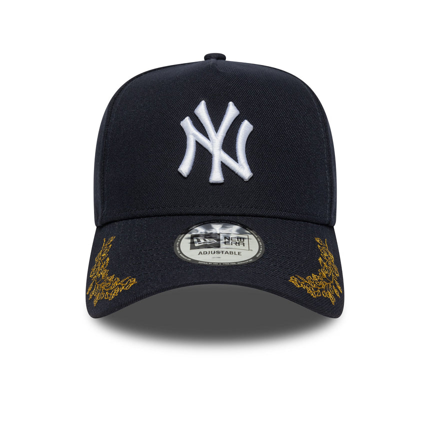 New York Yankees Kappe, TONAL ICON, A-frame, New Era, 9FORTY, blau