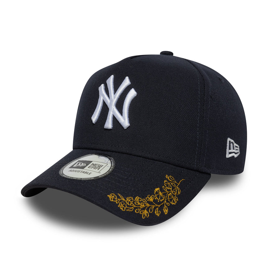 New York Yankees Kappe, TONAL ICON, A-frame, New Era, 9FORTY, blau