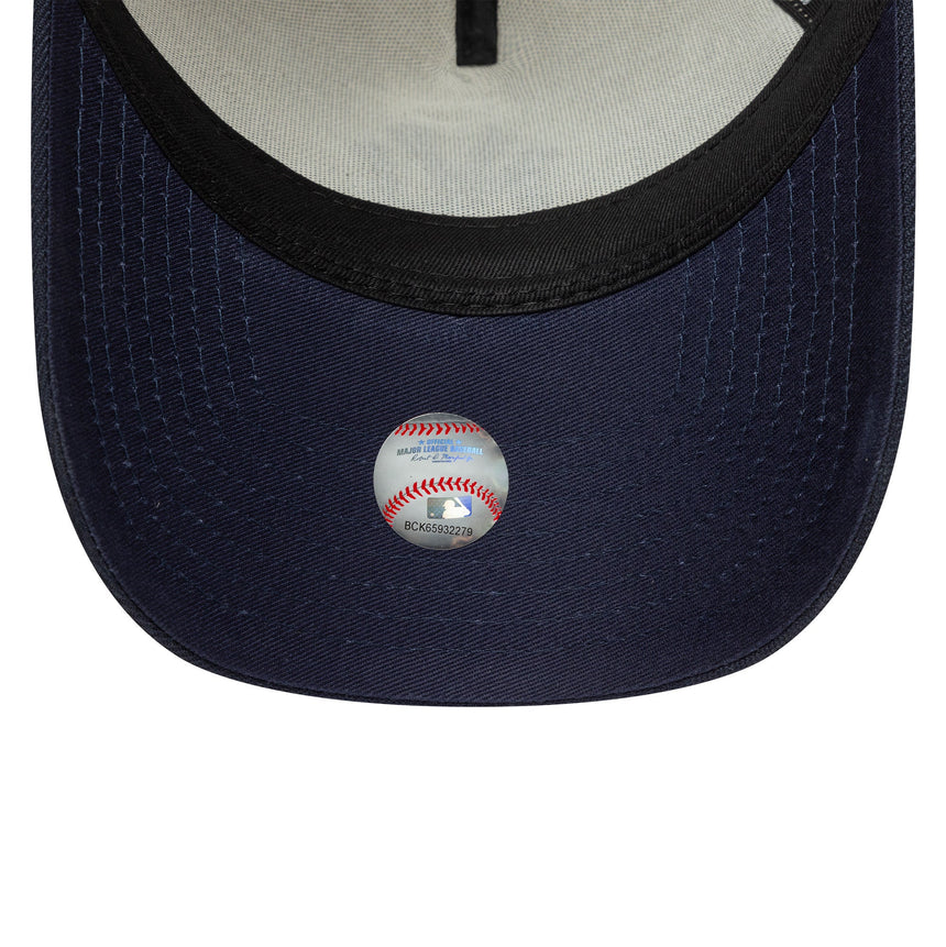 New York Yankees Kappe, Aufnäher, New Era, 9FORTY, A-Frame, beige
