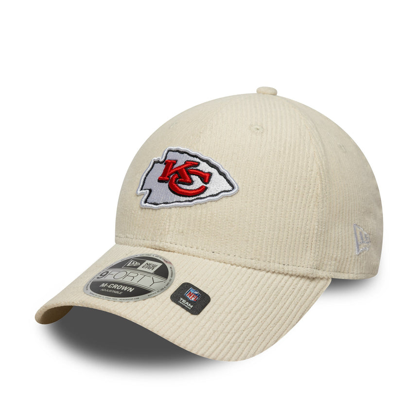 Kansas City Chiefs Kappe, Kordel, New Era, 9FORTY, beige