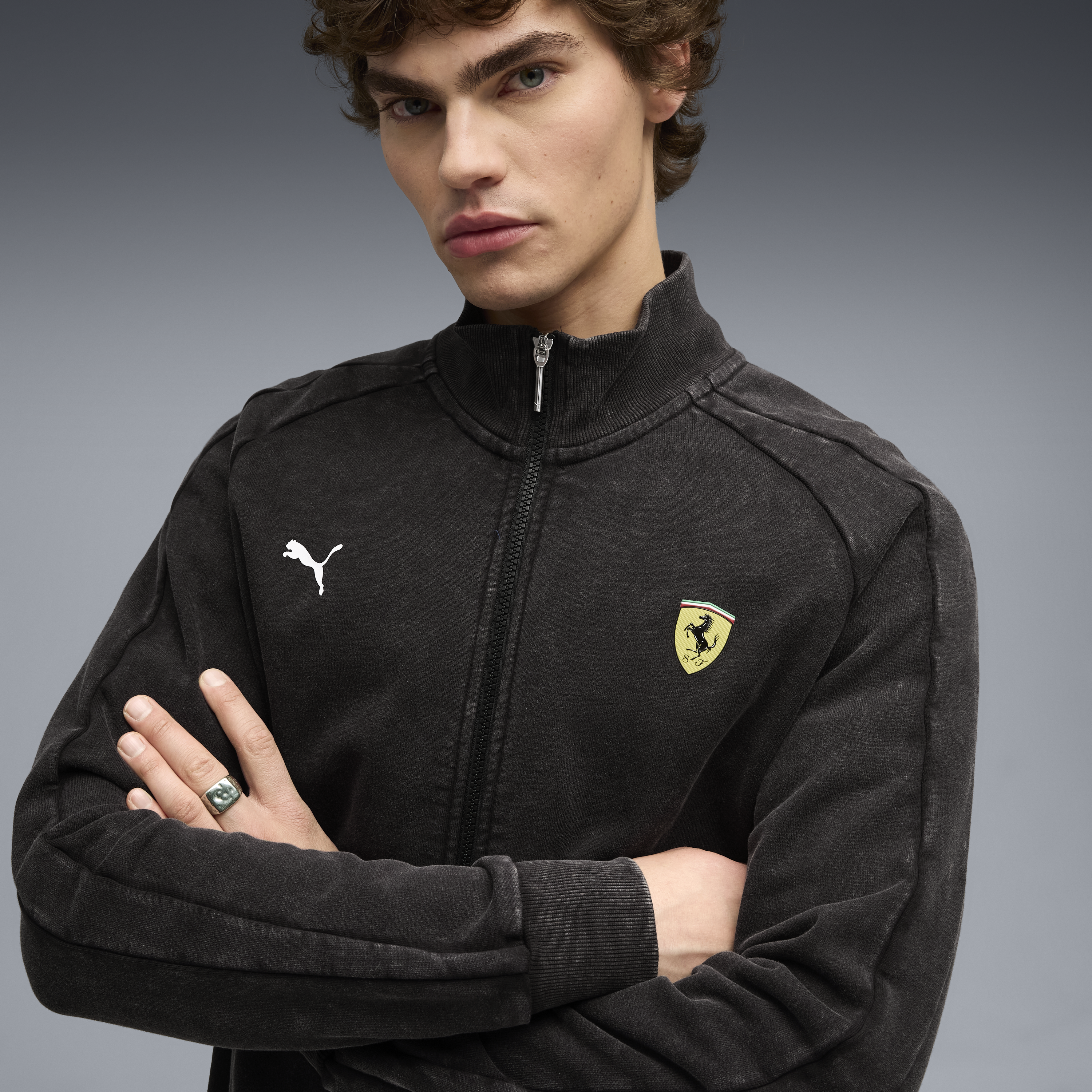 Ferrari Jacke, Puma, T7, schwarz 🔥