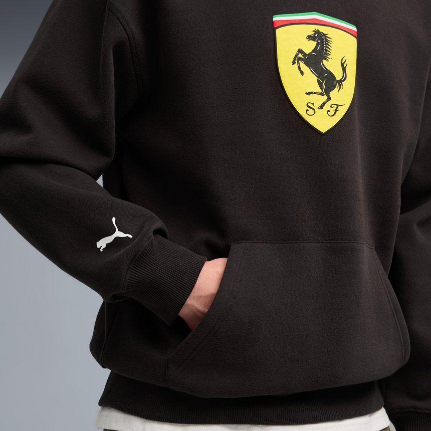 Ferrari Kapuzenpullover, Puma, Sportbekleidung, mit Schild-Logo, schwarz 🔥