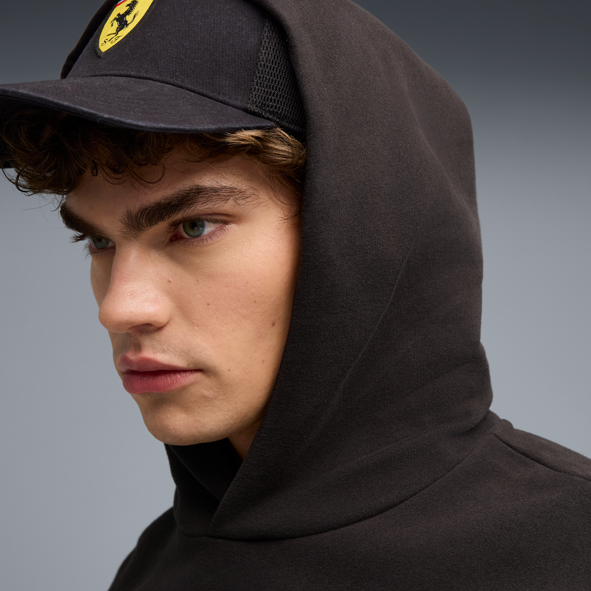 Ferrari Kapuzenpullover, Puma, Sportbekleidung, mit Schild-Logo, schwarz 🔥