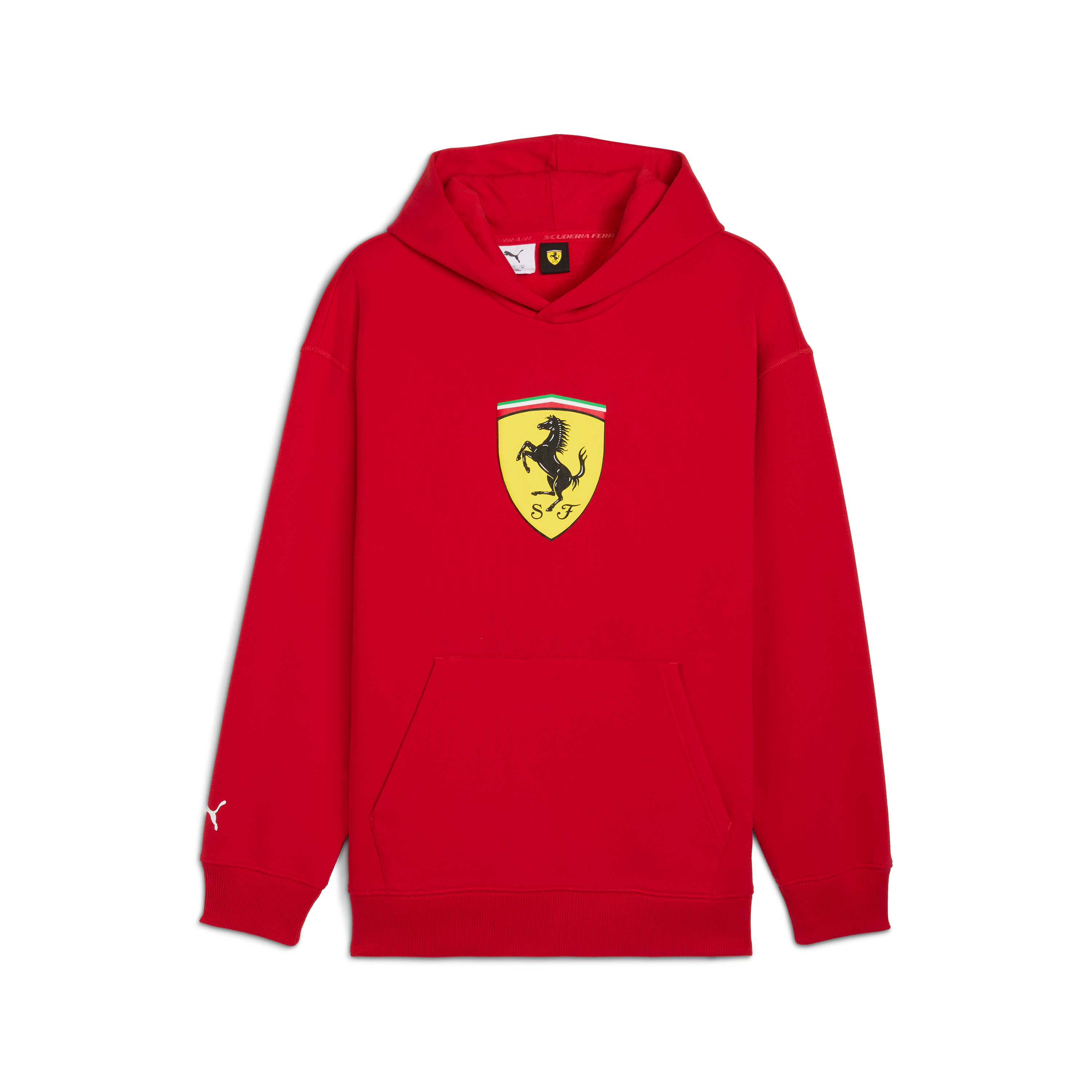 Ferrari Kapuzenpullover, Puma, Sportbekleidung, mit Schild-Logo, rot 🔥