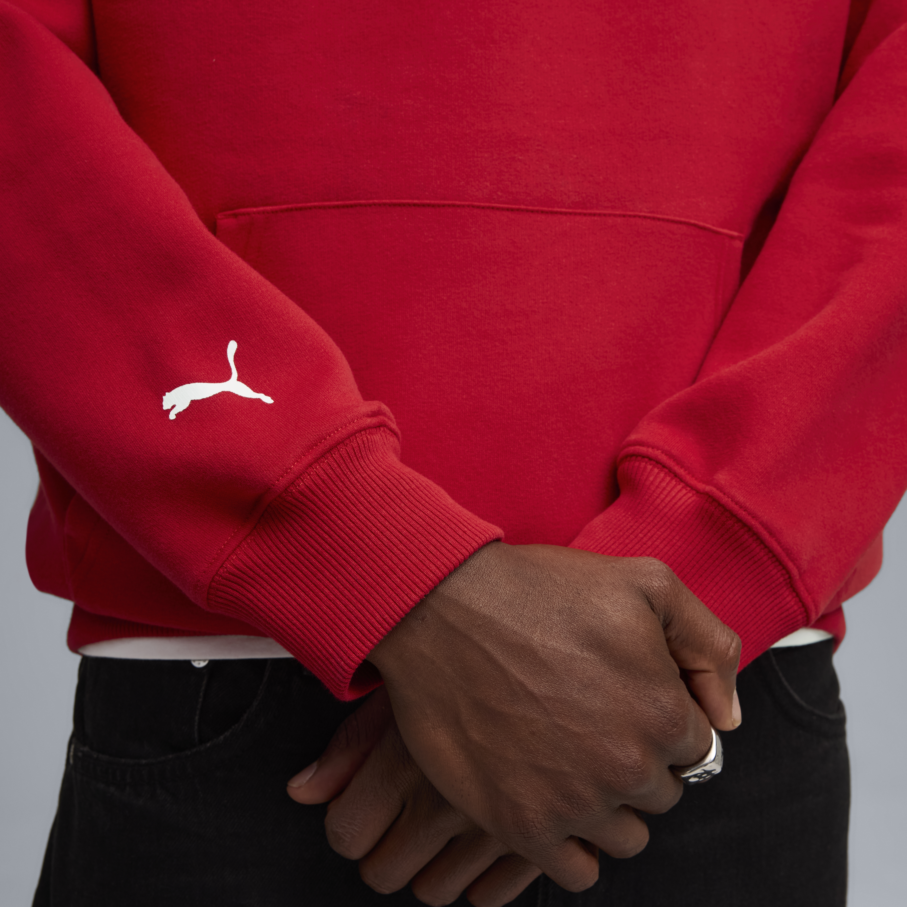 Ferrari Kapuzenpullover, Puma, Sportbekleidung, mit Schild-Logo, rot 🔥