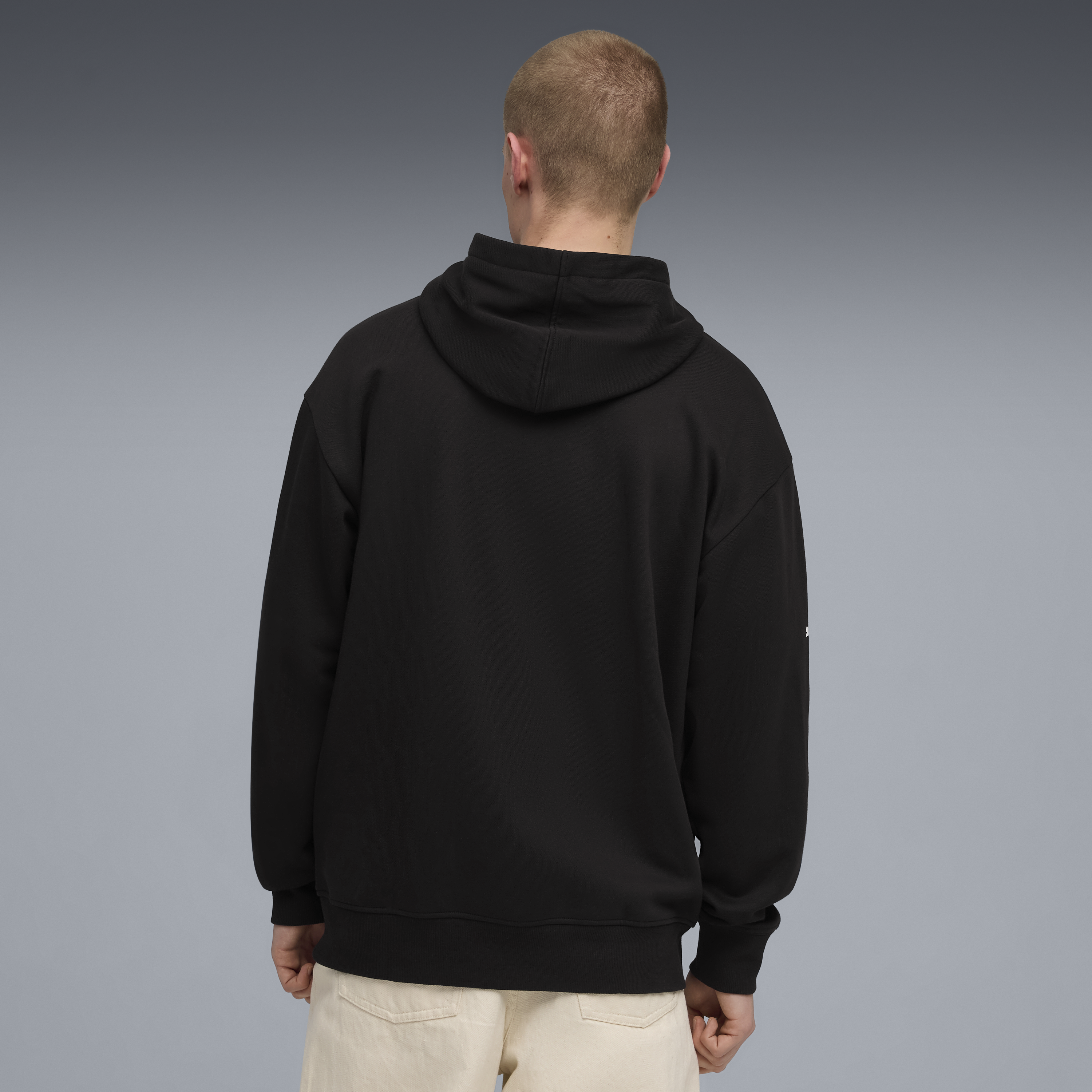 BMW Polár Kapuzenpullover, Puma, MMS, essential+, schwarz 🔥