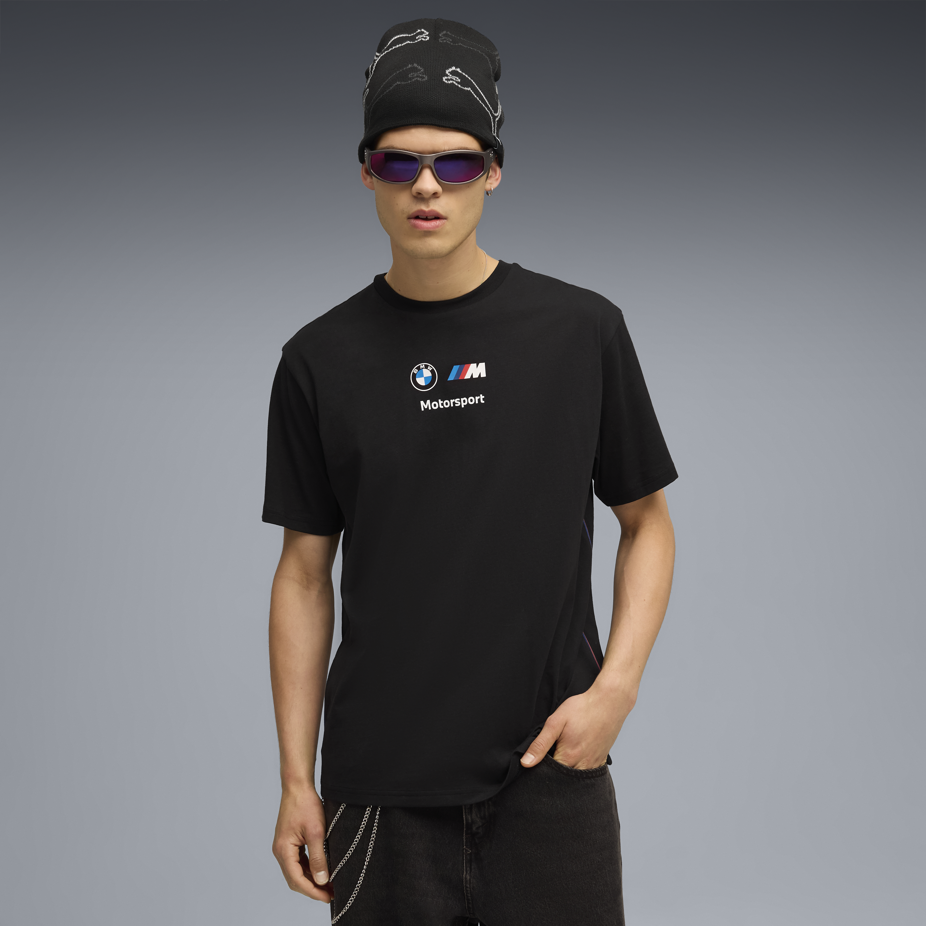 BMW T-Shirt, Puma, MMS, BMW Logo II, essential+, schwarz 🔥