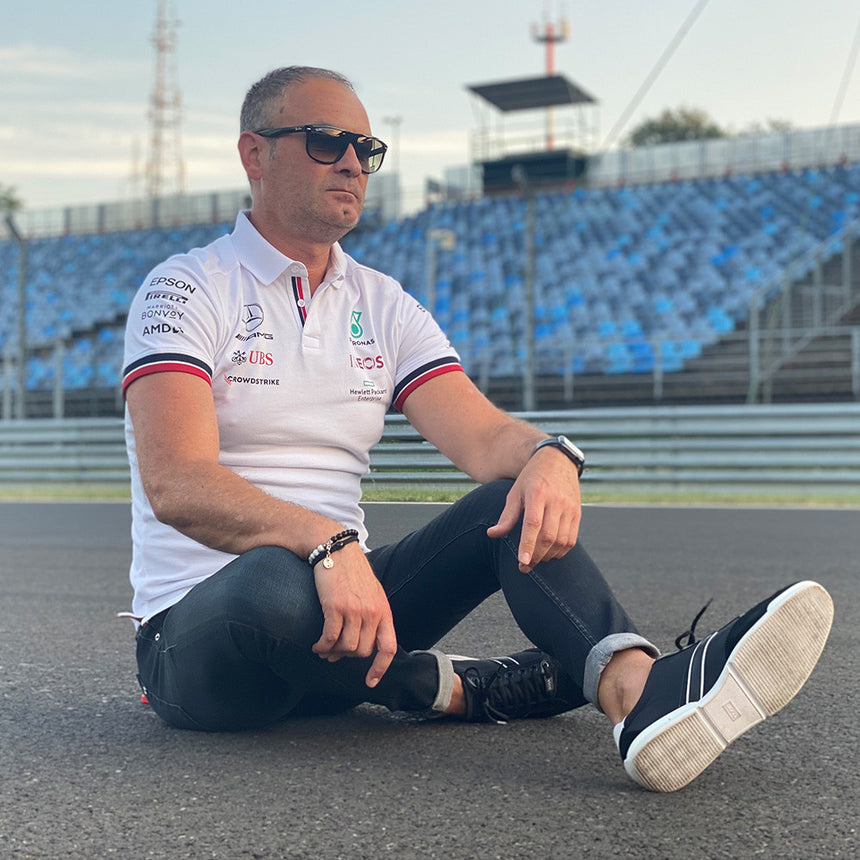 2021, Weiß, Mercedes Team Polo - FansBRANDS®