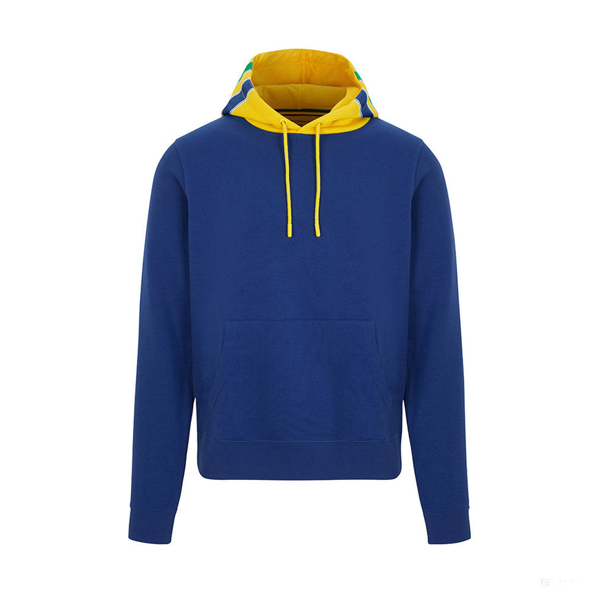 Ayrton Senna Stripe Pullover, Blau - FansBRANDS®