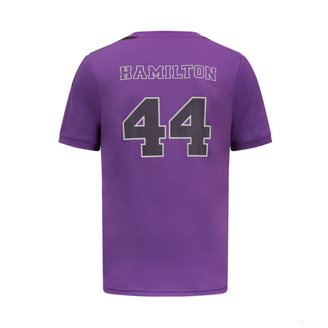 Mercedes Lewis Hamilton Sport T-Shirt, lila - FansBRANDS®