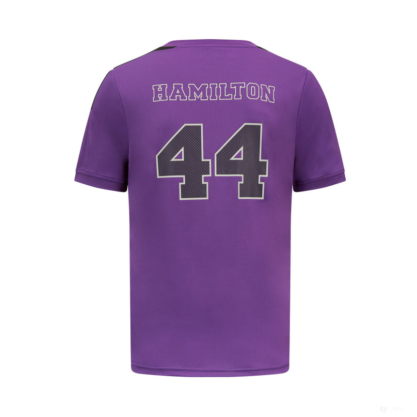 Mercedes Lewis Hamilton Sport T-Shirt, lila - FansBRANDS®