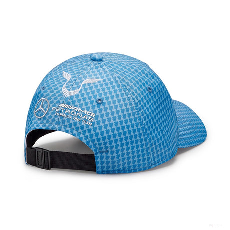 Mercedes Team Lewis Hamilton Col Driver Baseballkappe, Denim blau, 2023 - FansBRANDS®