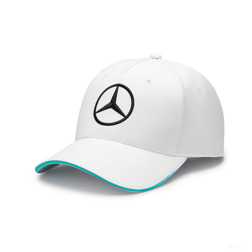 Mercedes Team Team Baseballkappe, weiß, 2023 - FansBRANDS®